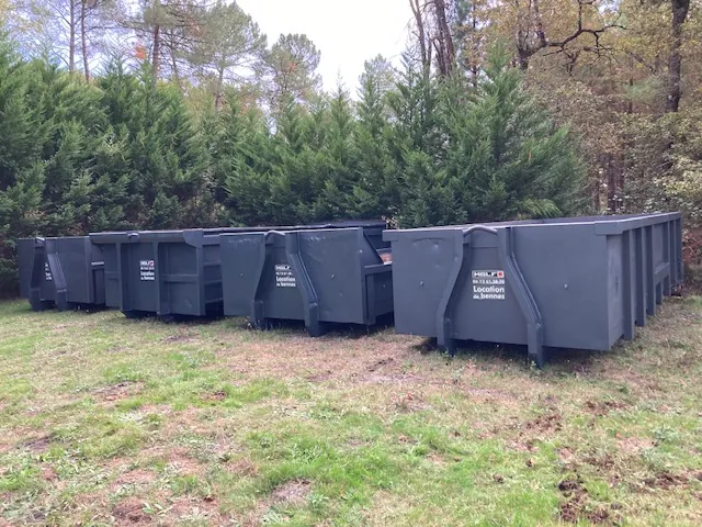 Parc de bennes MGLF de 8 à 30 m³